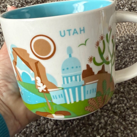 NEW. Starbucks Utah Mug with Blue Interior. YOU ARE HERE COLLECTION. - Picture 9 of 12
